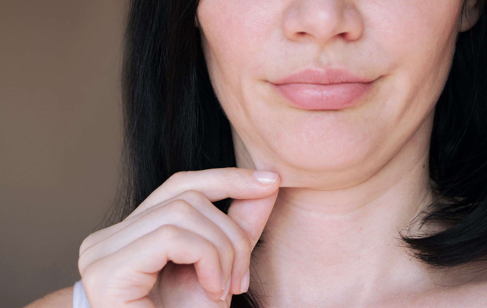 Saggy-Neck-Stock-Photo