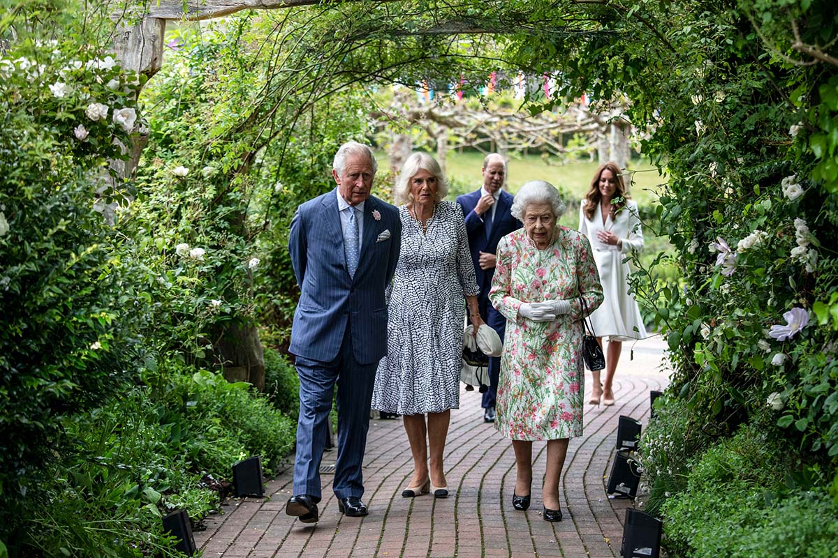 The Queen Charles William Kate Reunite Public After Philips Funeral