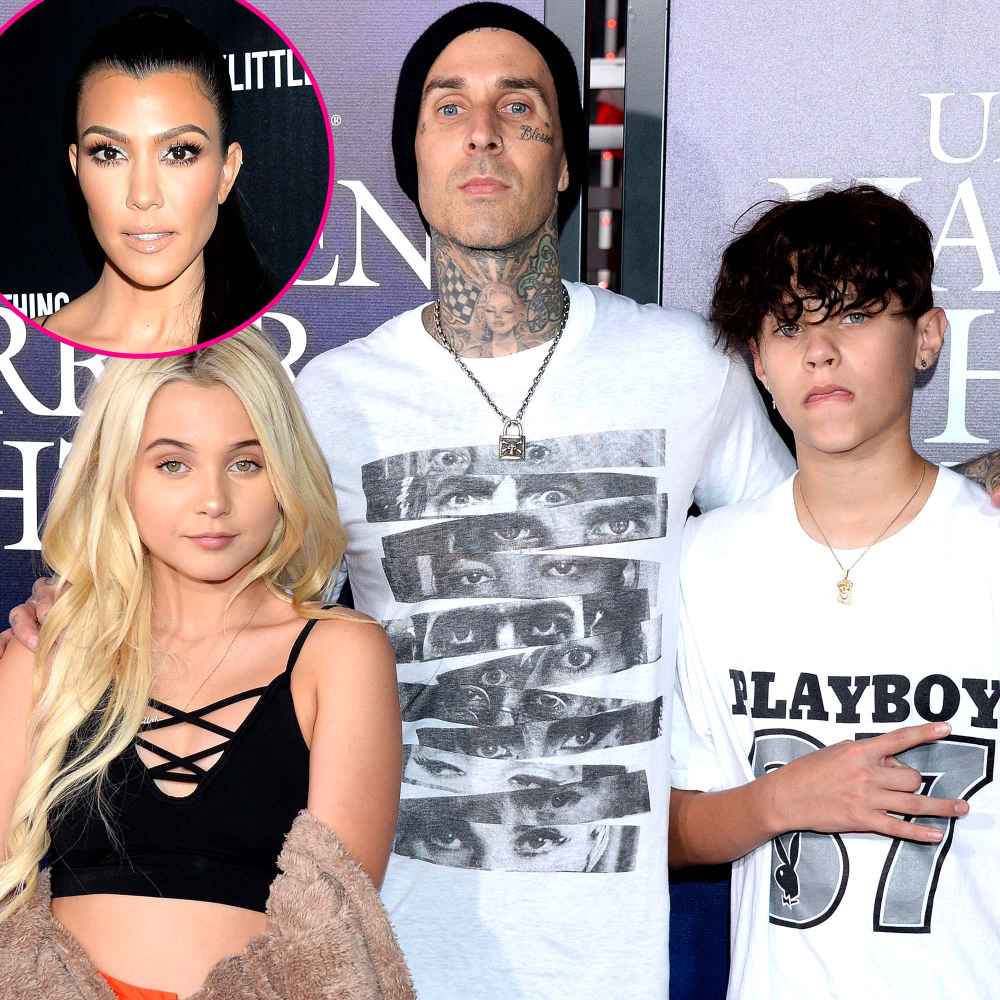 Travis Barker Kids Filming Hulu Show With Kourtney Kardashian