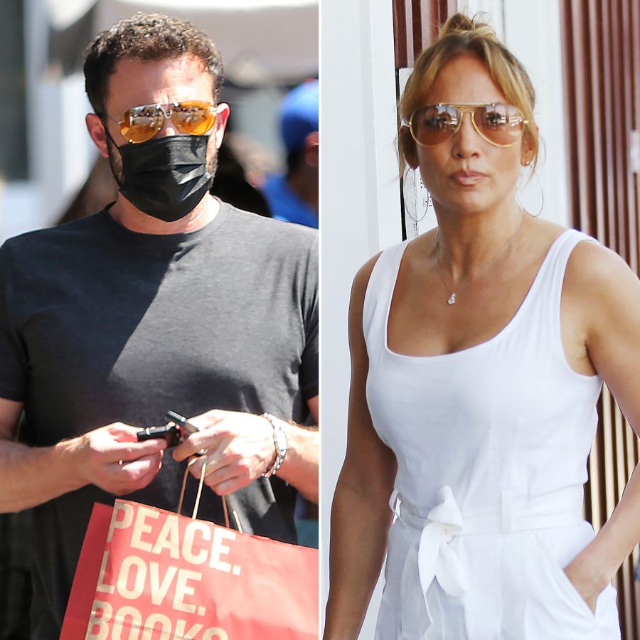 Ben Affleck and Jennifer Lopez Stay Close During Shopping Trip: Photos