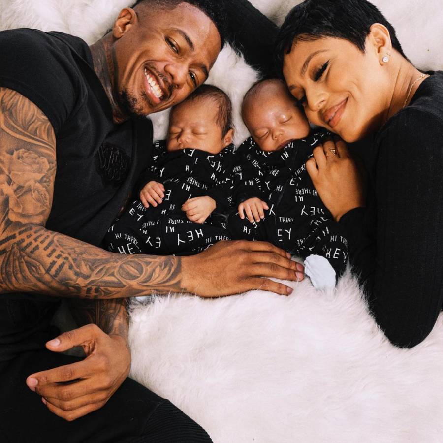 Nick Cannon and Abby De La Rosa Celebrate Twin Sons’ 1st Month With Family Photos