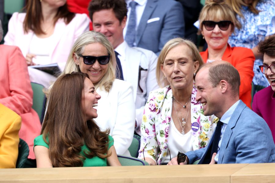 Prince William and Kate Middleton Attend Wimbledon Together After She Was Exposed to COVID: Photos