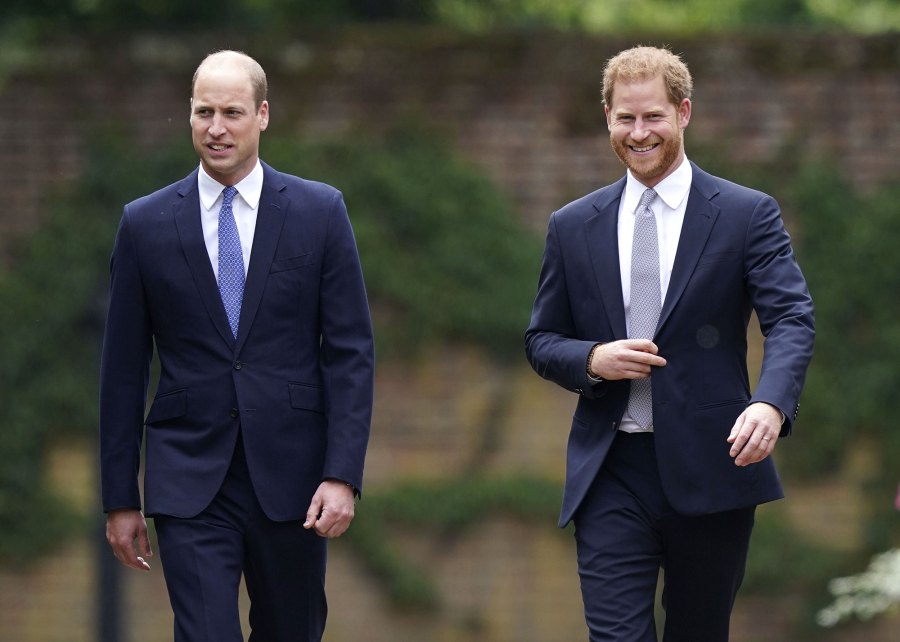 Prince William and Prince Harry Reunite Princess Diana Statue Unveiling Amid Feud 5