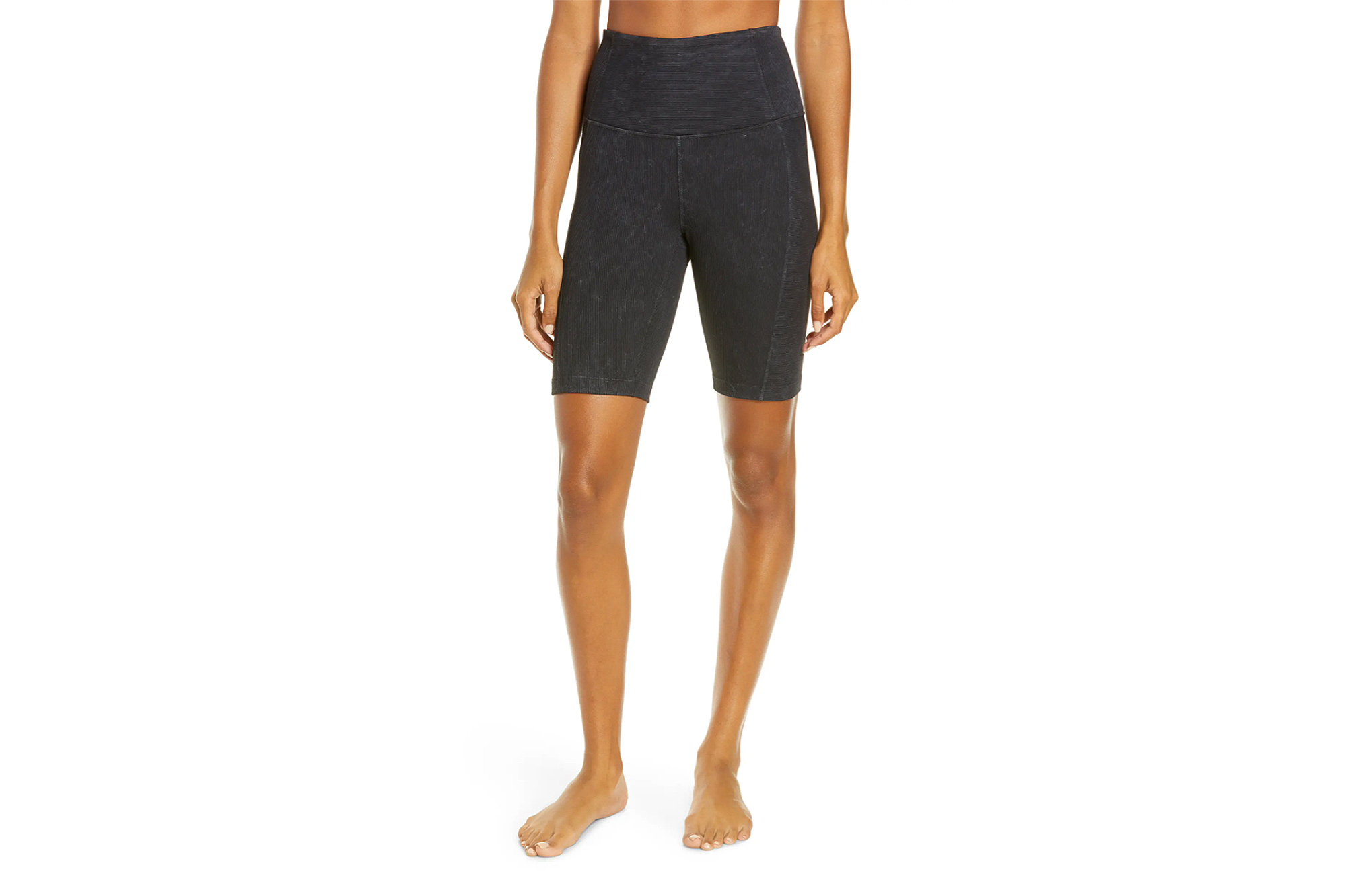 Zella Snow Wash Rib Bike Shorts