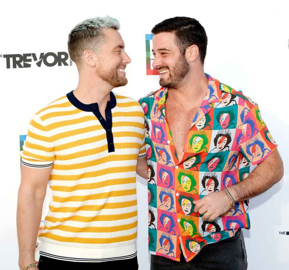 How Lance Bass Michael Turchin Bonded Amid Fertility Struggles Yellow Stripes