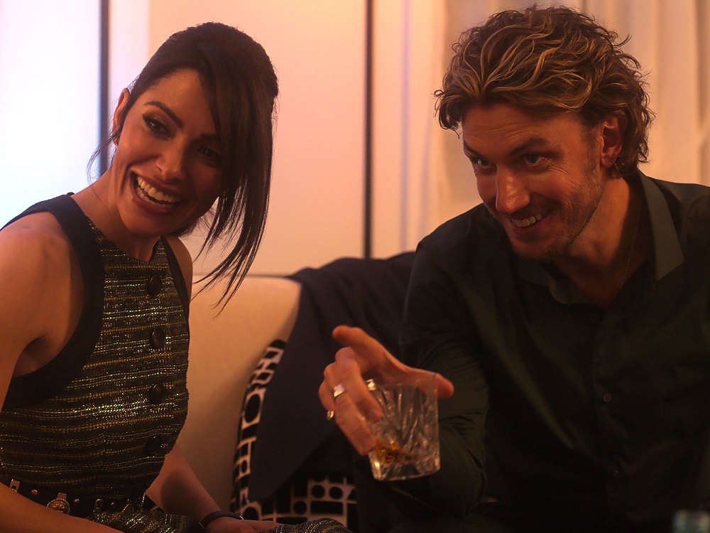 OMG! Sarah Shahi and Adam Demos Cringe Watching Steamy ‘Sex/Life’ Sex Scene