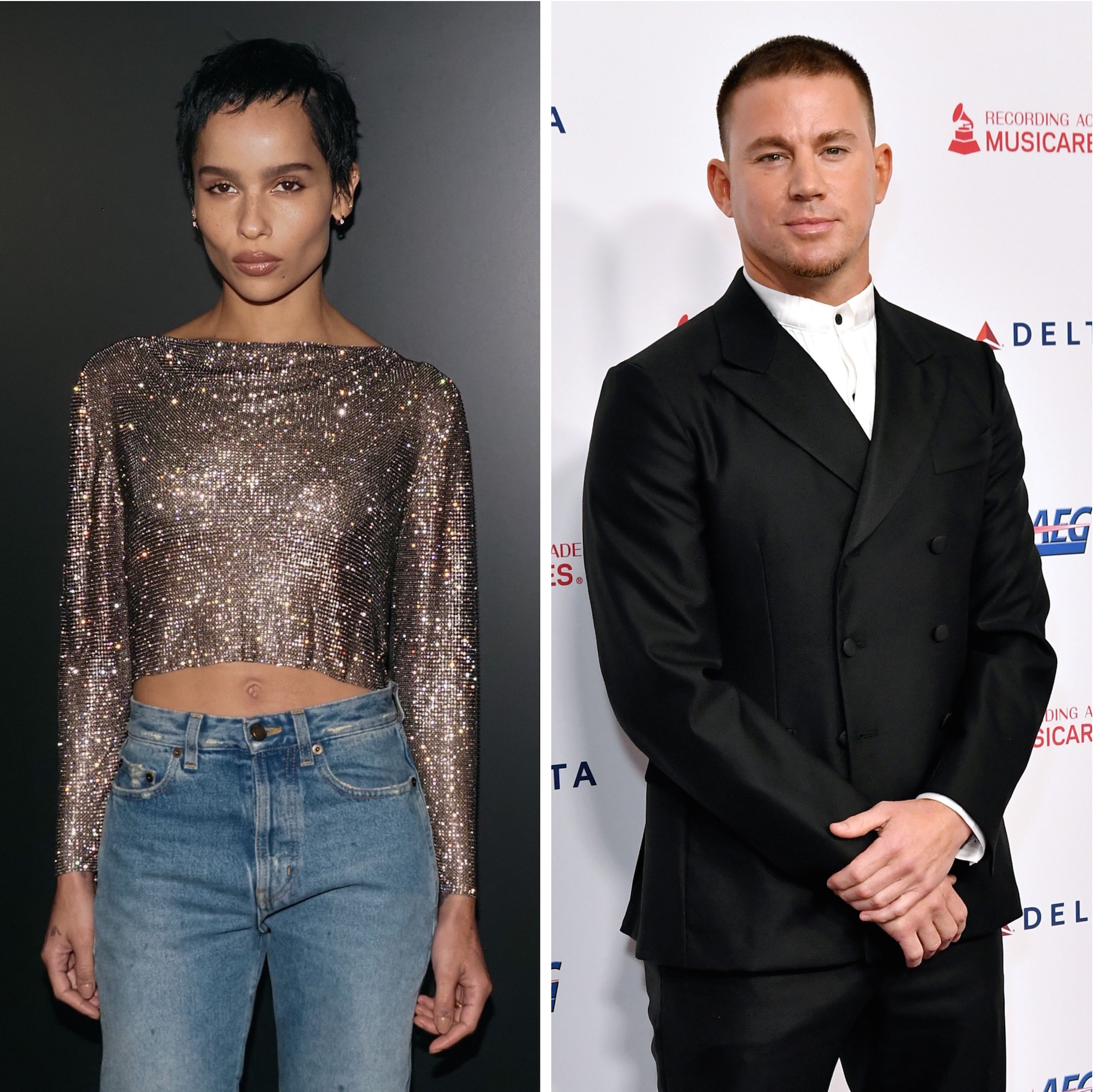 Zoe Kravitz Wraps Arms Around Channing Tatum