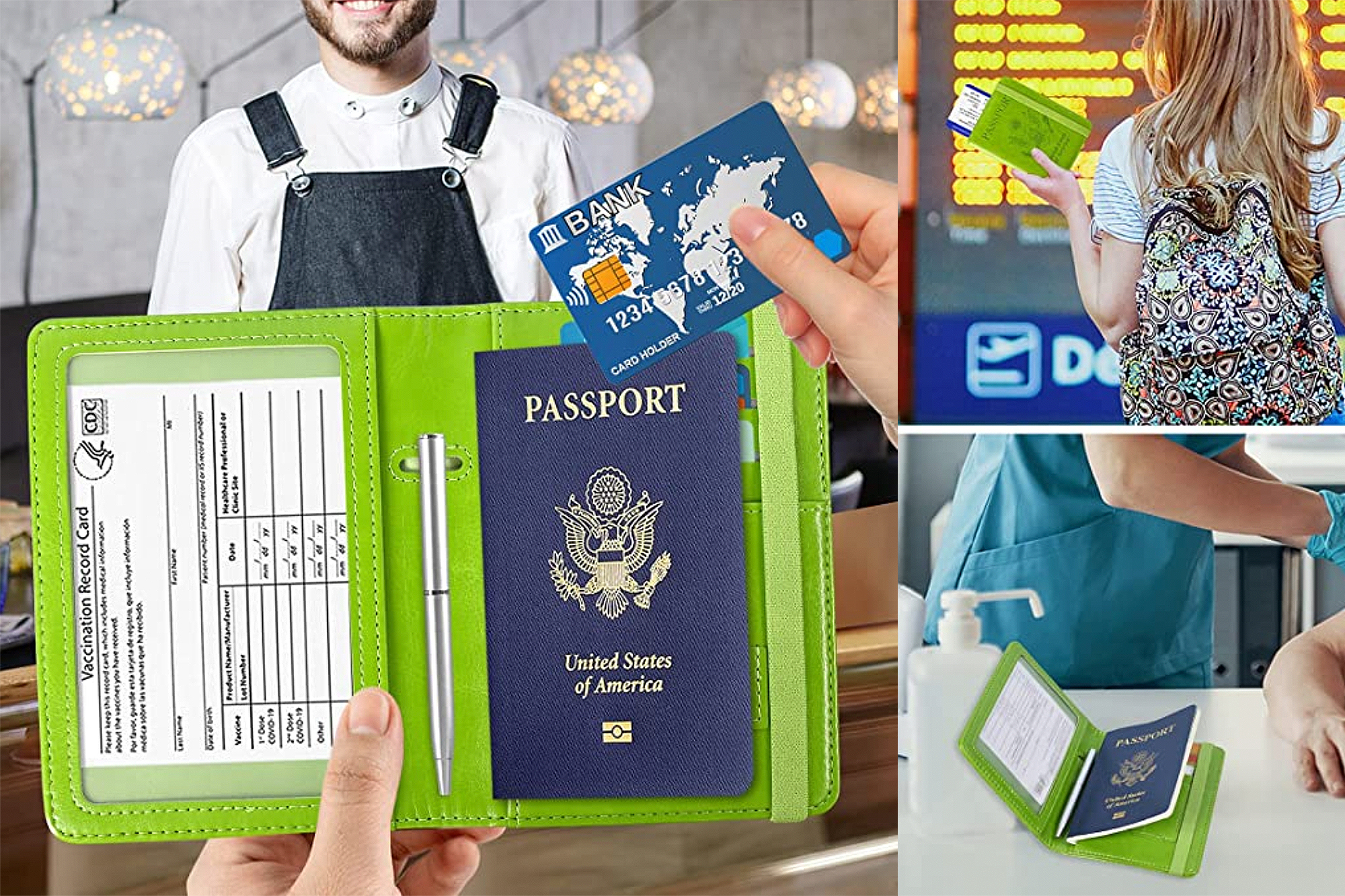 ACdream Passport and Vaccine Card Holder Combo