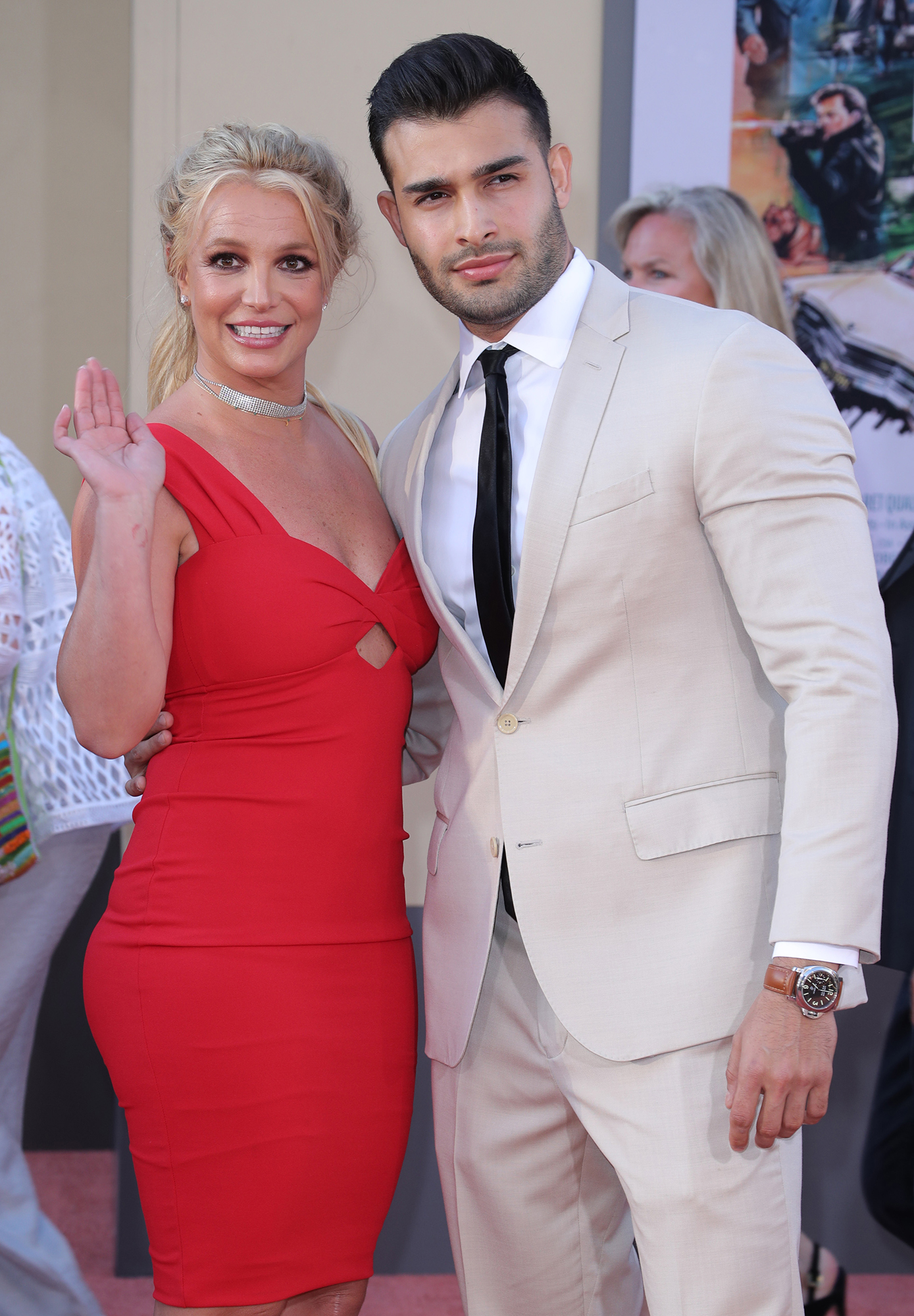 Sam Asghari's Ex-Girlfriend Reacts to Britney Spears Engagement