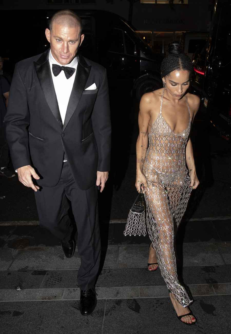 Channing Tatum and Zoe Kravitz Leave Met Gala Together After Walking Red Carpet Separately 2021 Met Gala 01