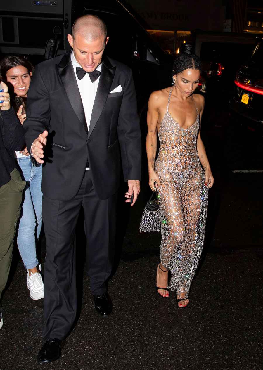 Channing Tatum and Zoe Kravitz Leave Met Gala Together After Walking Red Carpet Separately 2021 Met Gala 03