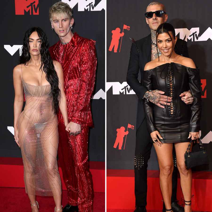 VMAs 2021 MGK and Megan Fox Double Date With Kourtney and Travis After Dramatic VMAs