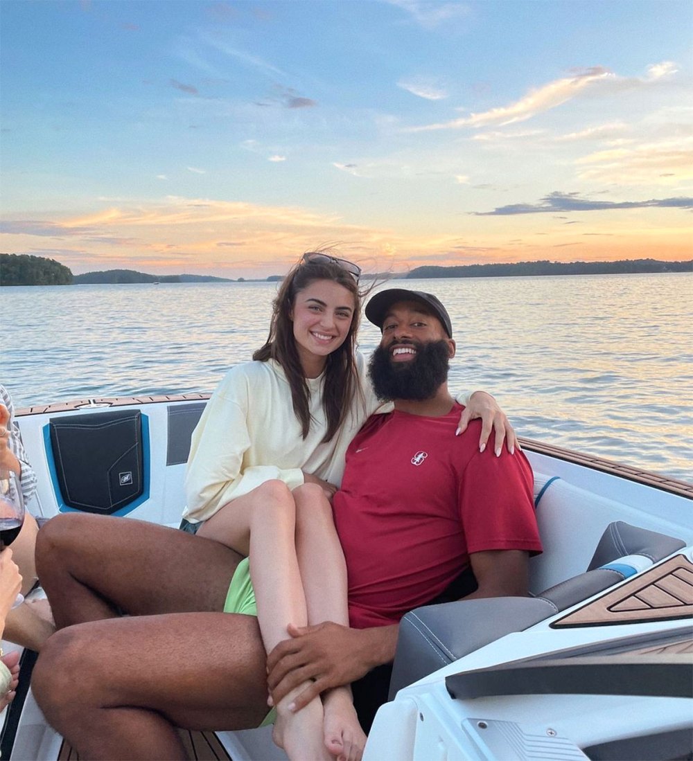 Matt James Finally Shaves Beard Rachael Kirkconnell Boat