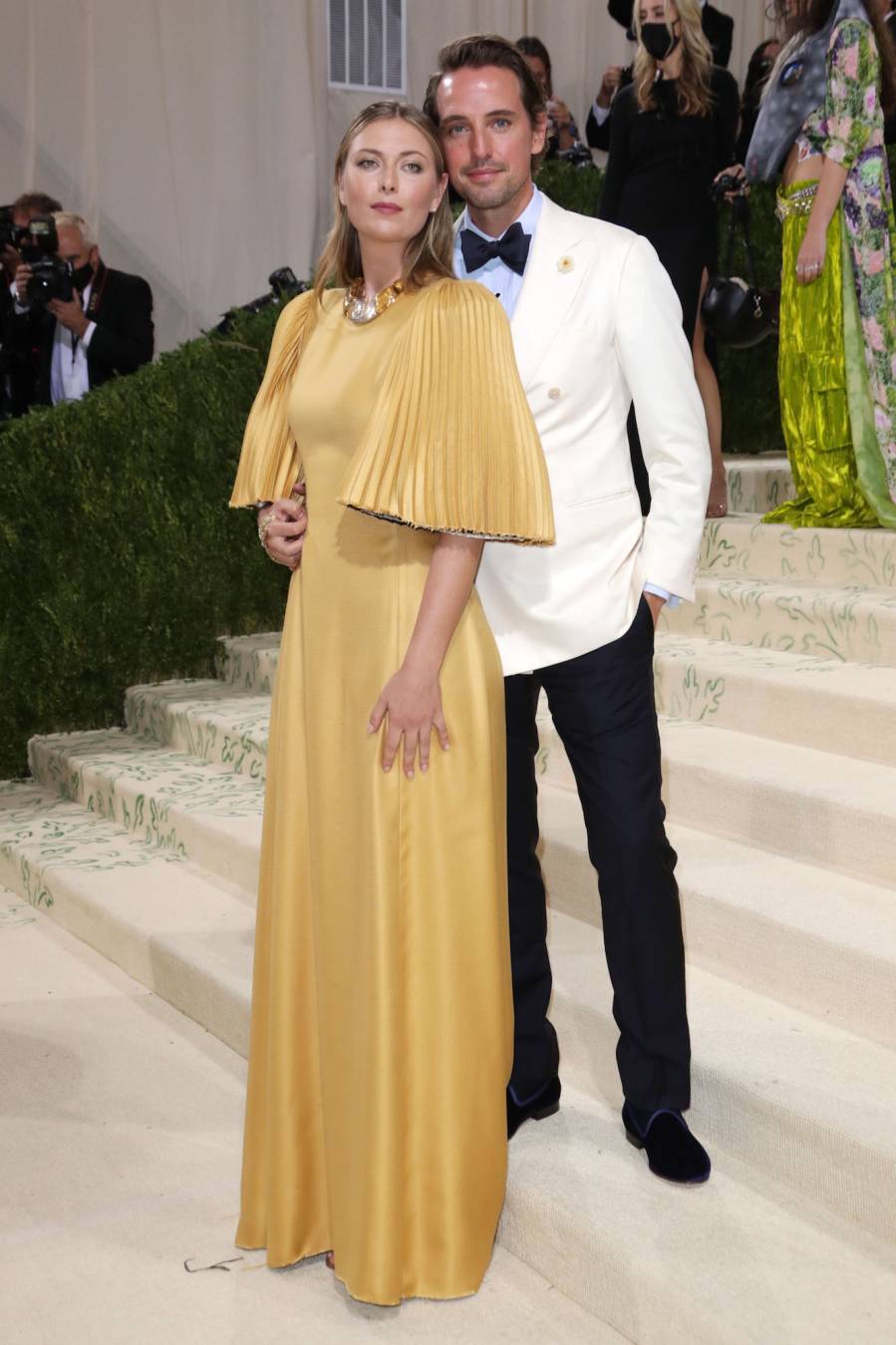 Met Gala Couples 2021 Maria Sharapova and Alexander Gilkes