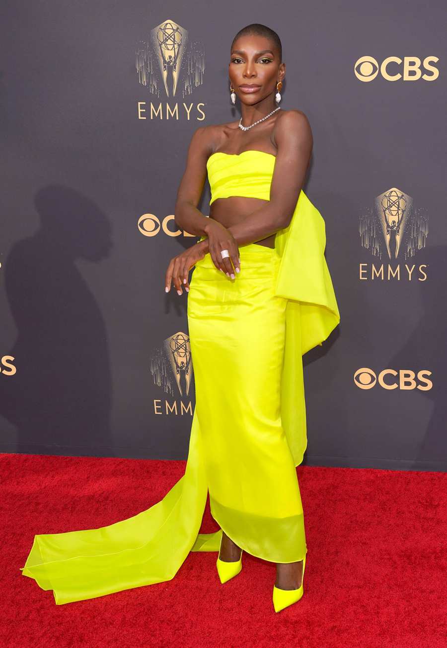 Michaela Coel 73rd Primetime Emmy Awards Red Carpet Arrival 2021 Emmys