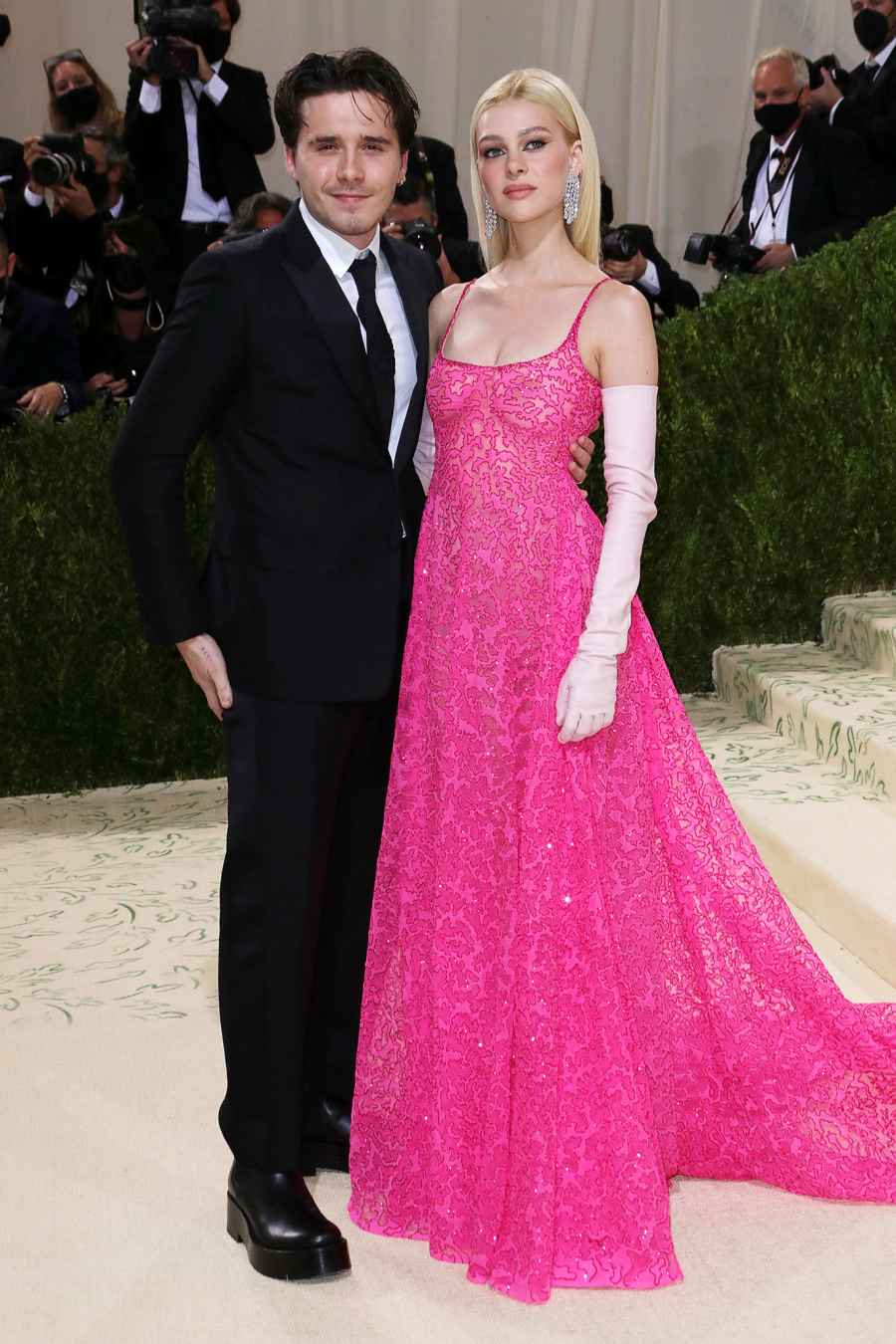 Tickled Pink Brooklyn Beckham Nicola Peltz Stun Met Gala 2021