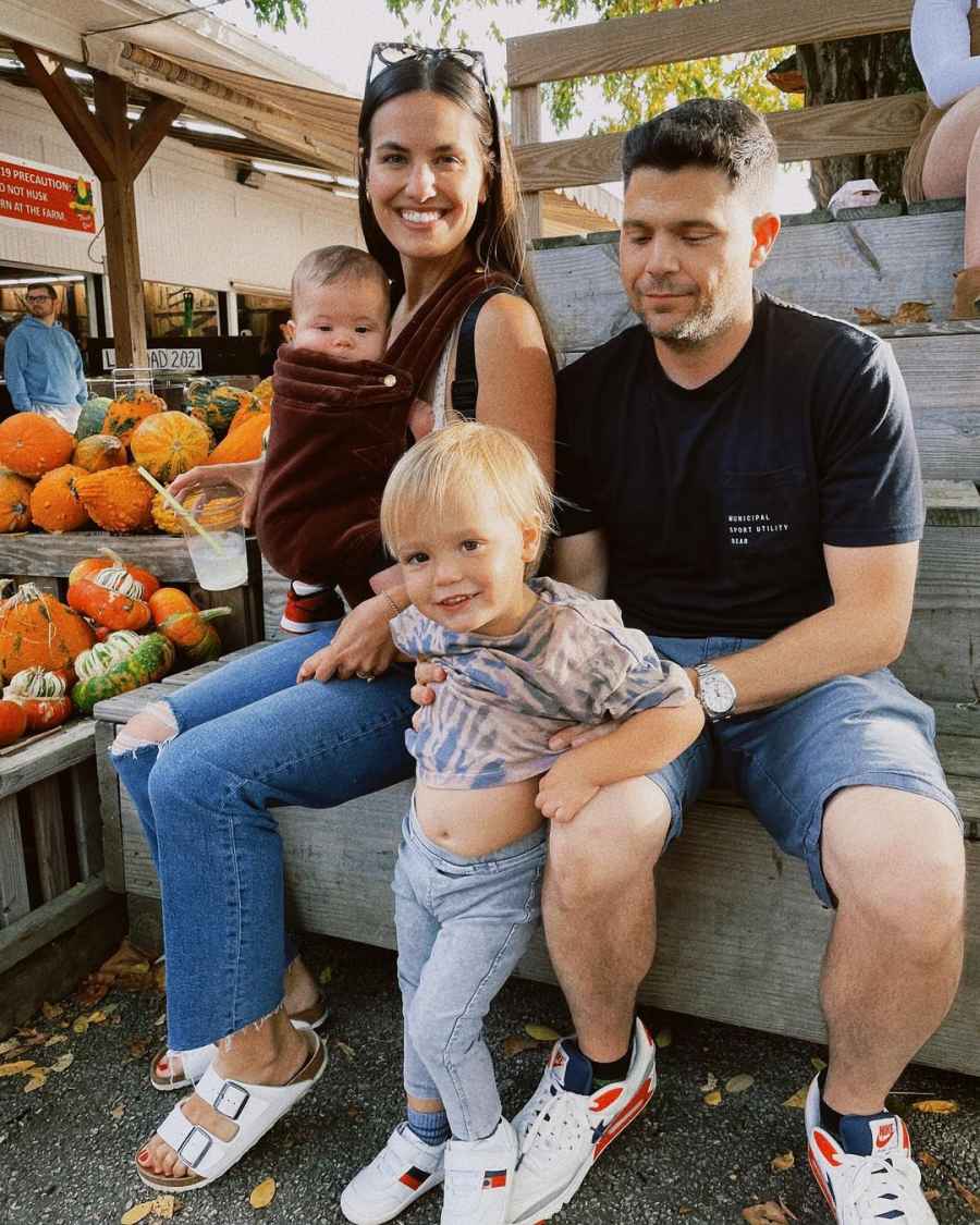 Celebrity Families' Pumpkin Patch and Apple Picking Photos Jerry Ferrara