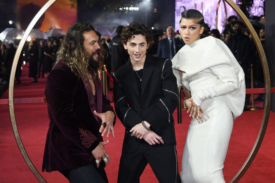 Costar Goals Zendaya Timothee Chalamet Are Too Cute Dune Premiere Jason Momoa