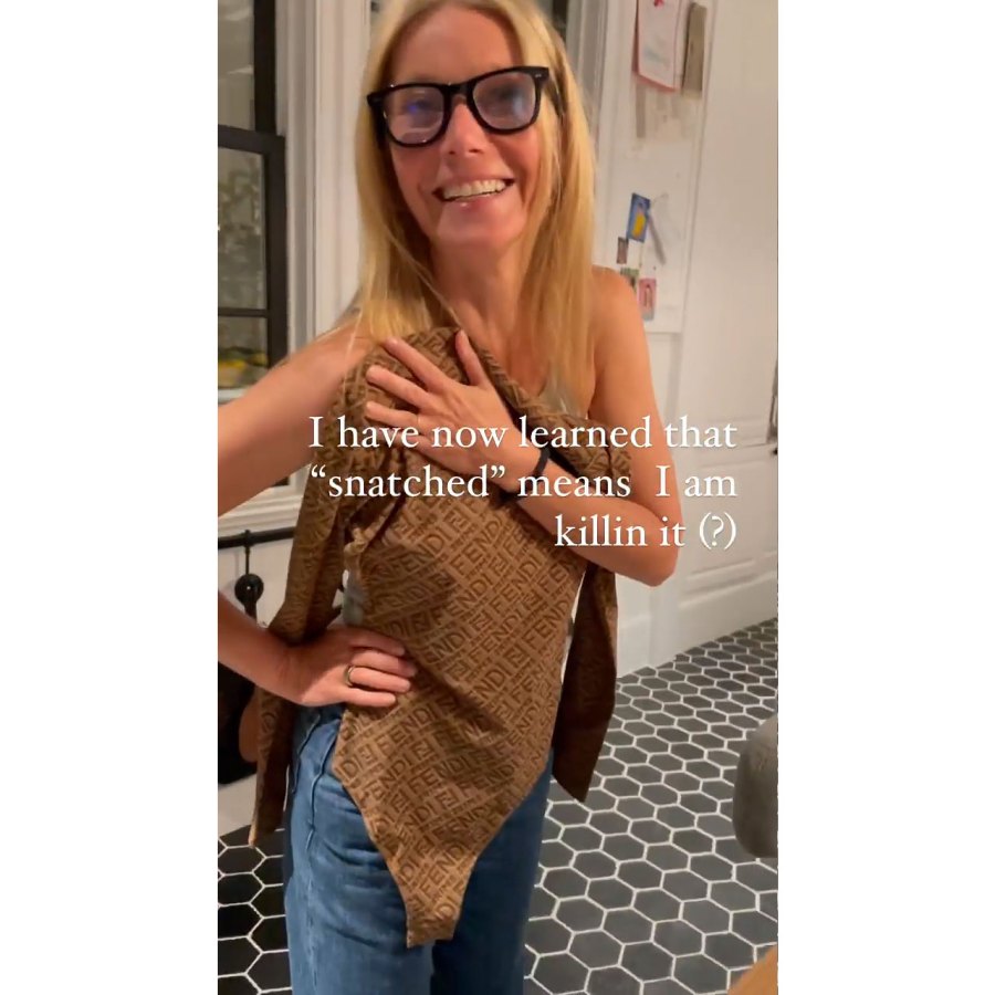 Gwyneth Paltrow Unboxing Skims x Fendi Mailer 2