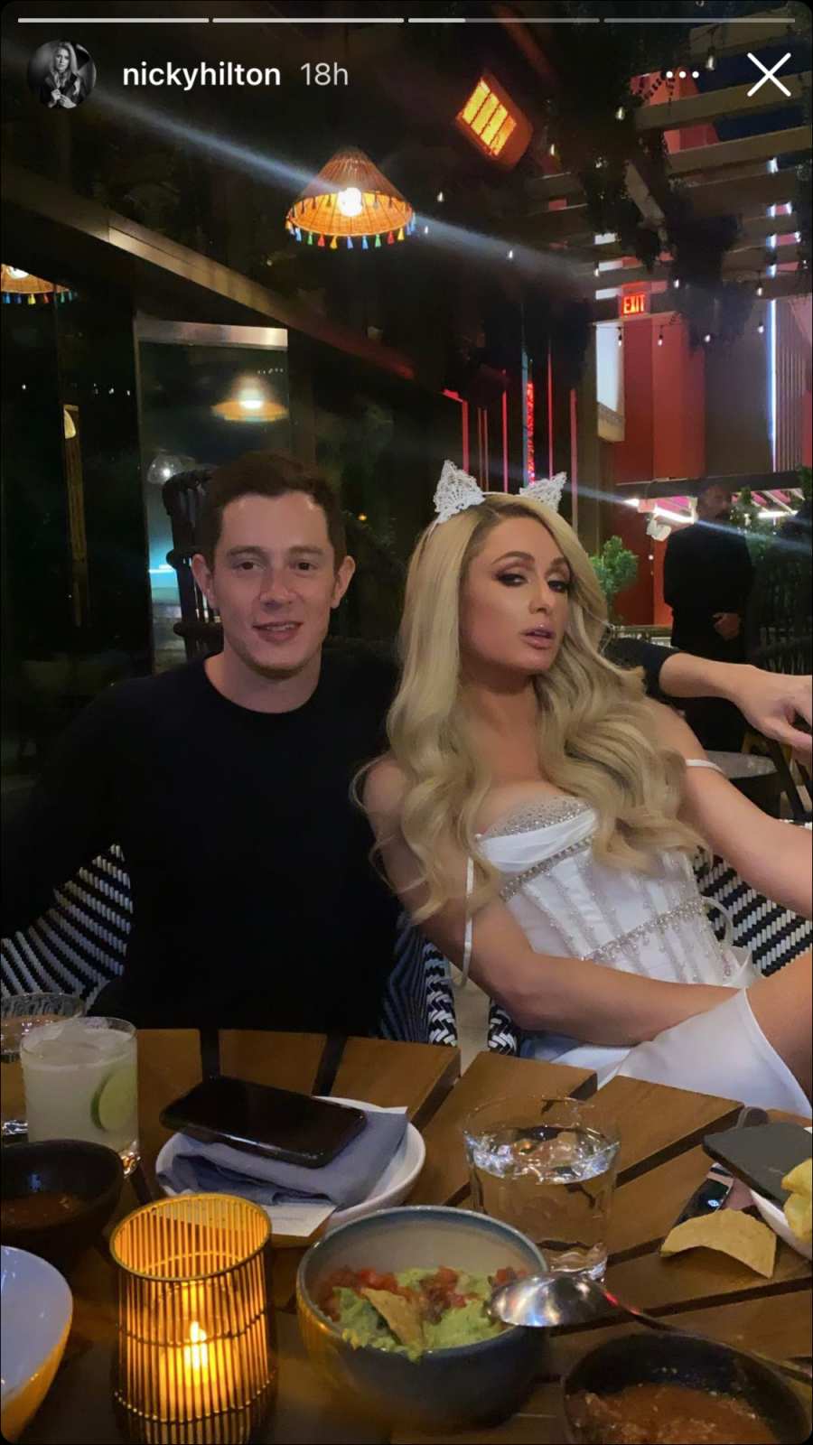 James Rothschild and Paris HIlton in Las Vegas