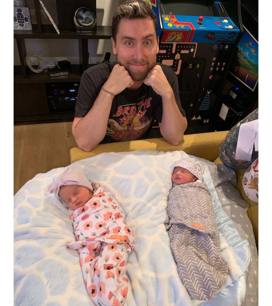 Insta Debut Lance Bass Instagram Lance Bass and Michael Turchin Twins Alexander and Betty Cutest Pics