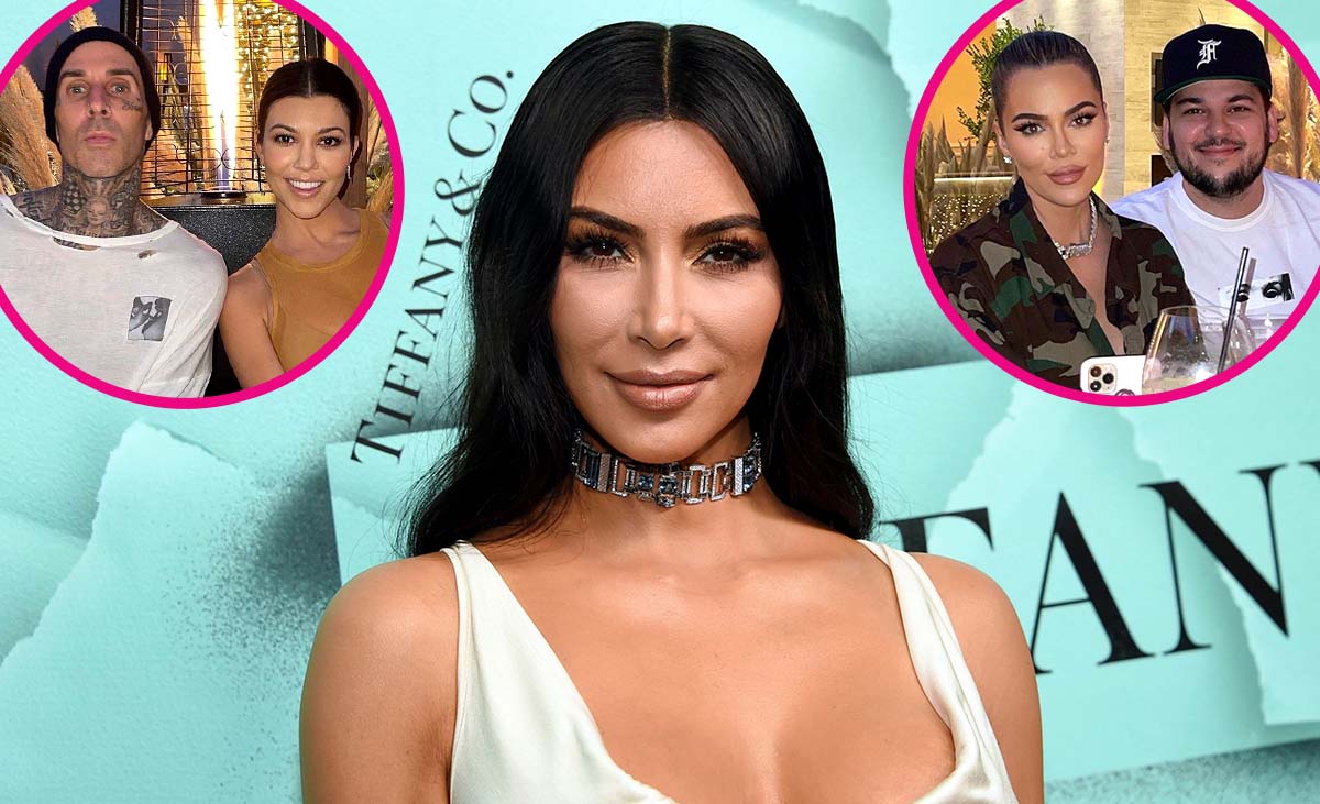 Kim Enjoys Date Night With Fave Couples Kourtney Travis Khloe Rob