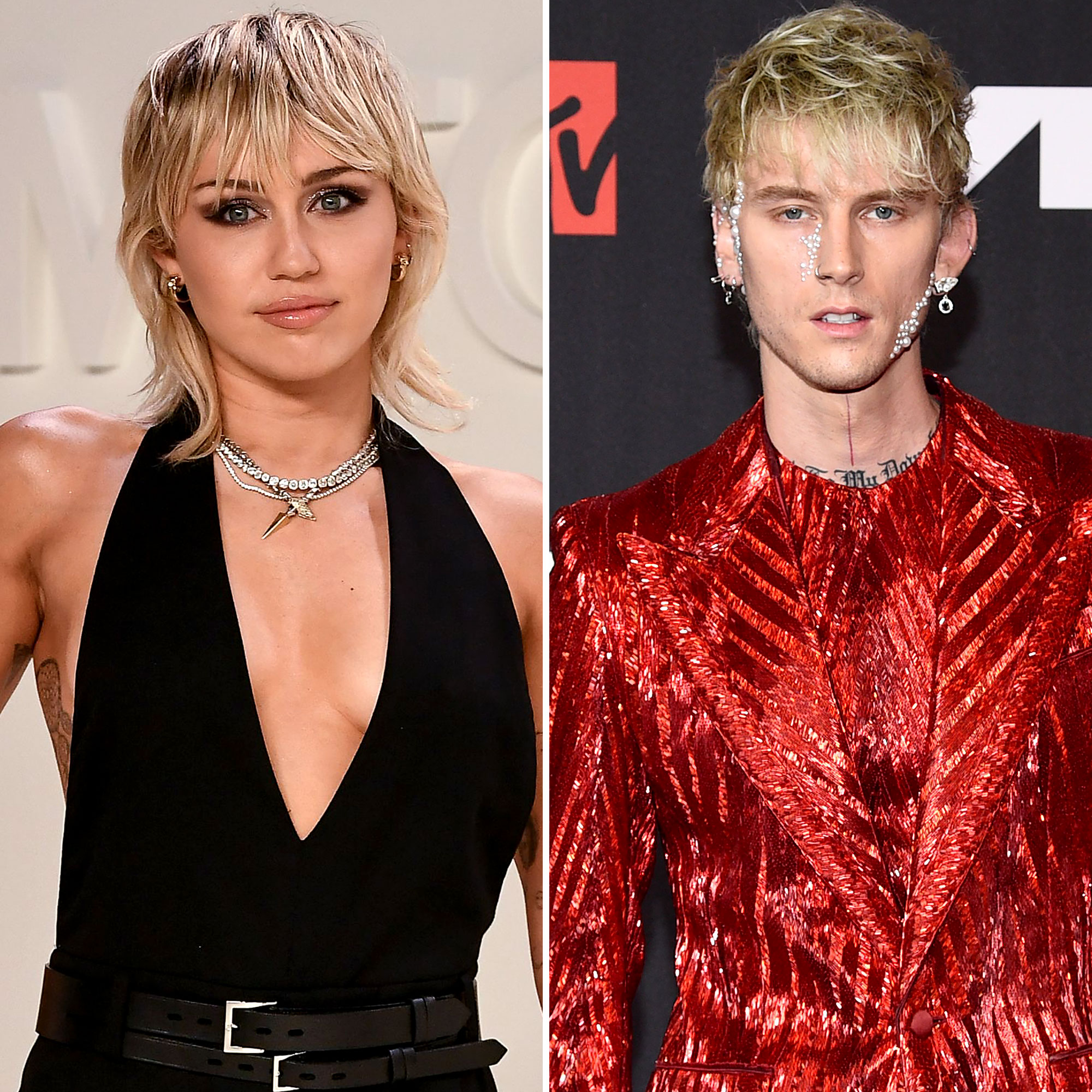 LOL! Miley Cyrus and Machine Gun Kelly Bond Over 'I Am Weed' Meme