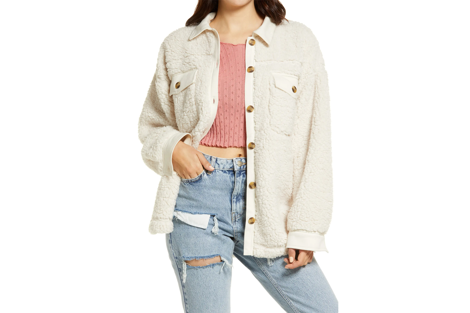 Thread & Supply Wubby Contrast Shirt Jacket