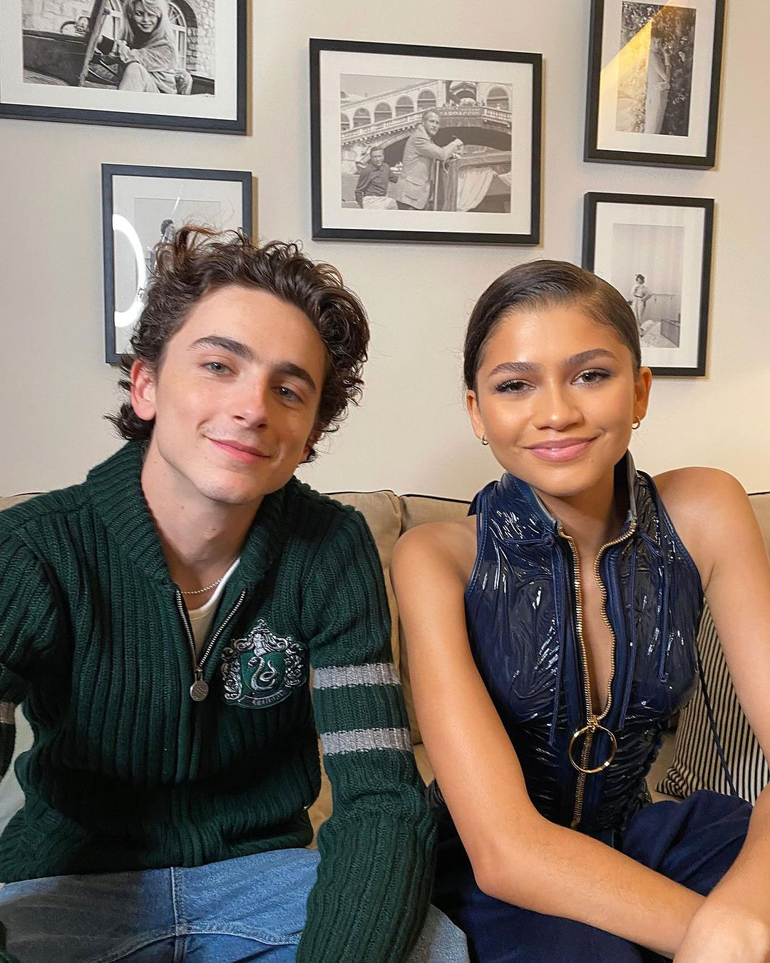 Timothee Chalamet Rocks a Slytherin Sweater — and ‘Harry Potter’ Fans Have Lost All Chill