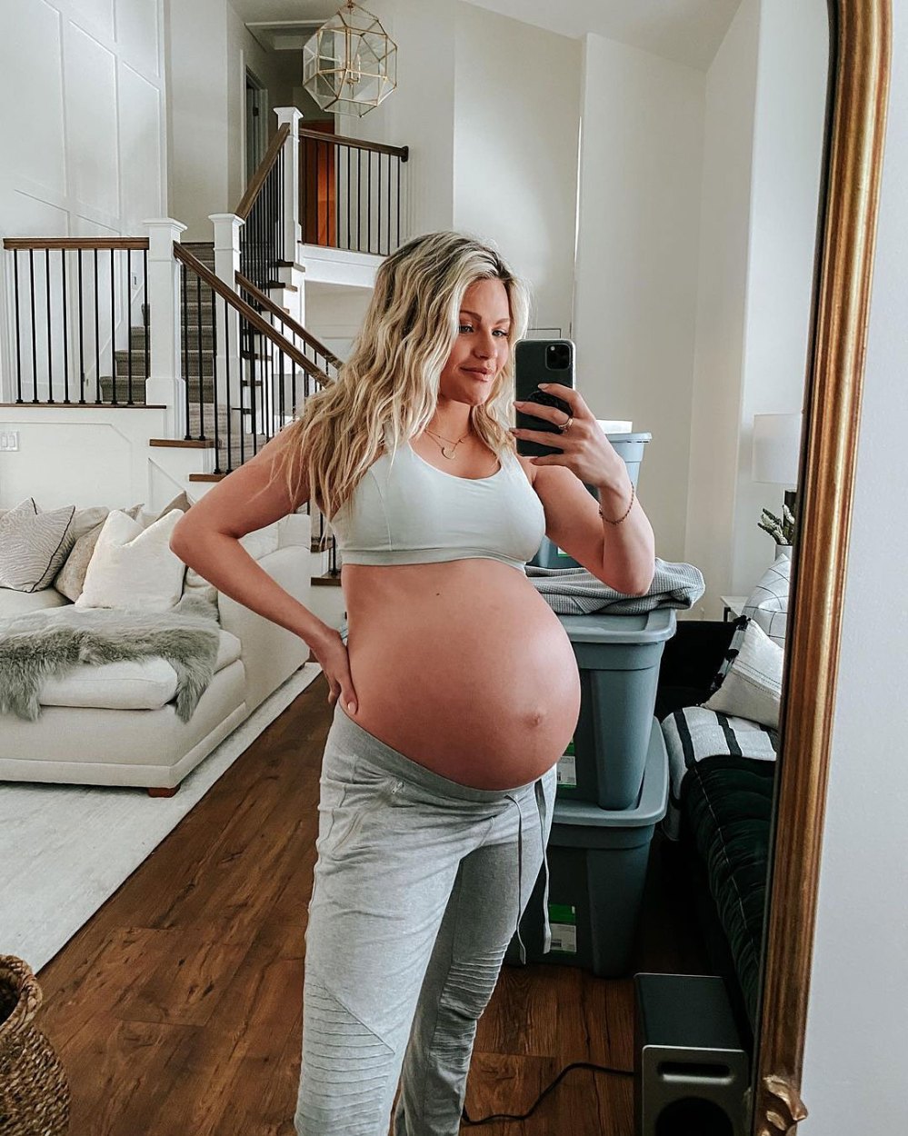 Witney Carson Celebrates Son Leo’s 9th Month With Throwback Bump Photo