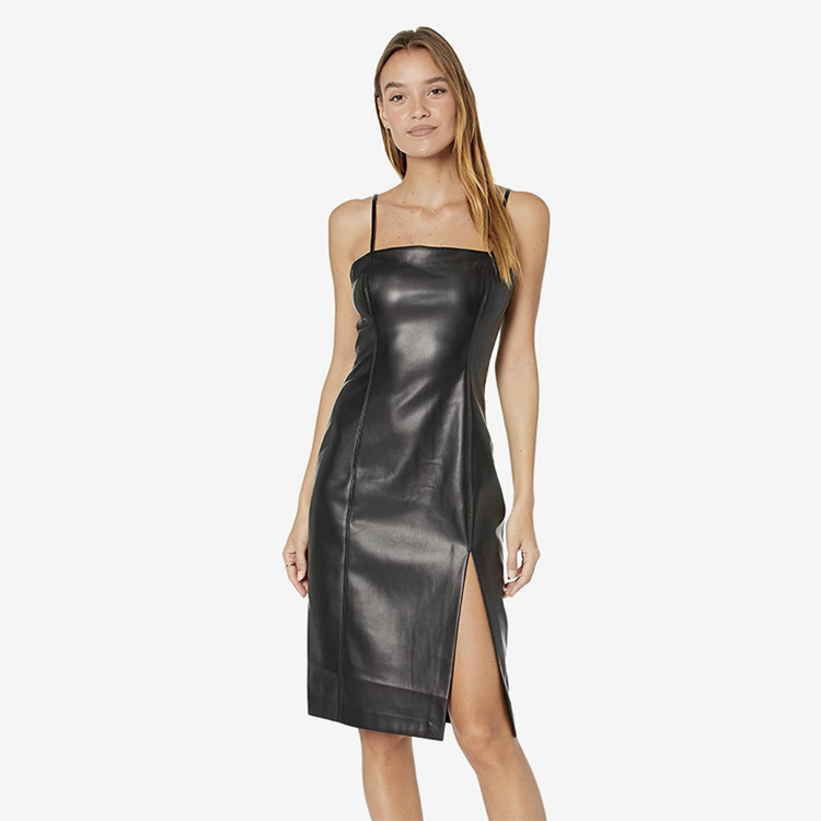 faux-leather-dress