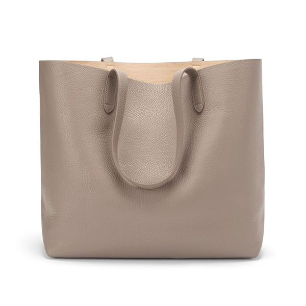 Classic Structured Leather Tote