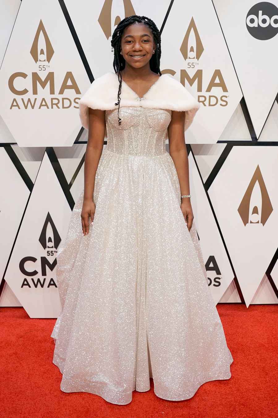 Faith Fennidy CMA Awards 2021 Red Carpet Fashion