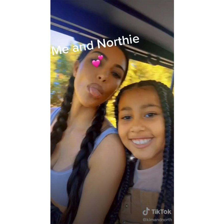 Kim Kardashian And North West TikTok 4 Kardashians Celebrate Thanksgiving