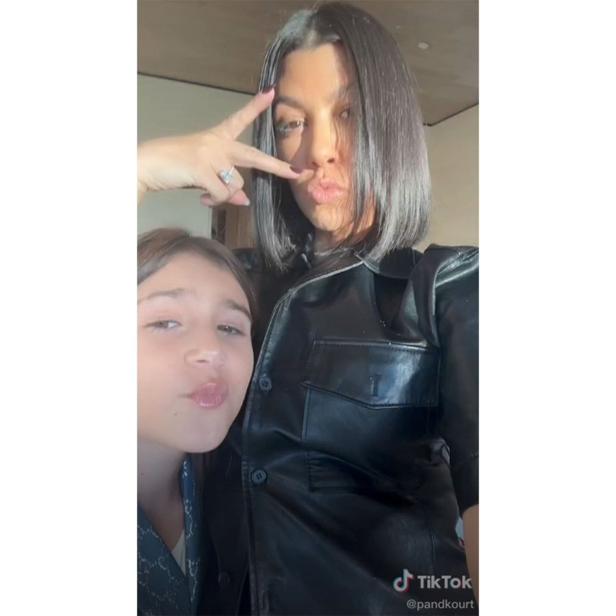 Kourtney Kardsahian and Penelope Disick TikTok 7 Kardashians Celebrate Thanksgiving