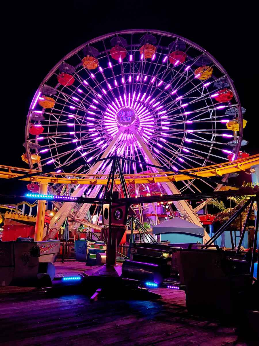 Paris Hilton and Carter Reum Celebrate Wedding With Lavish Neon Carnival at the Santa Monica Pier