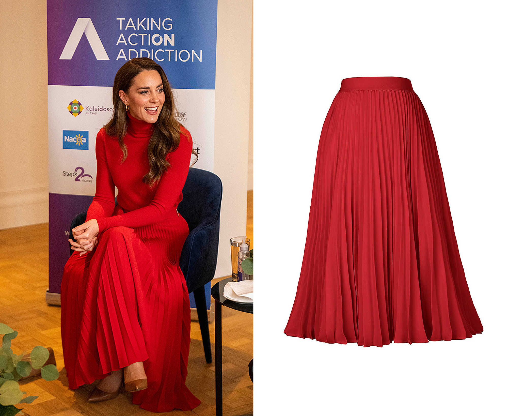 duchess-kate-middleton-red-skirt