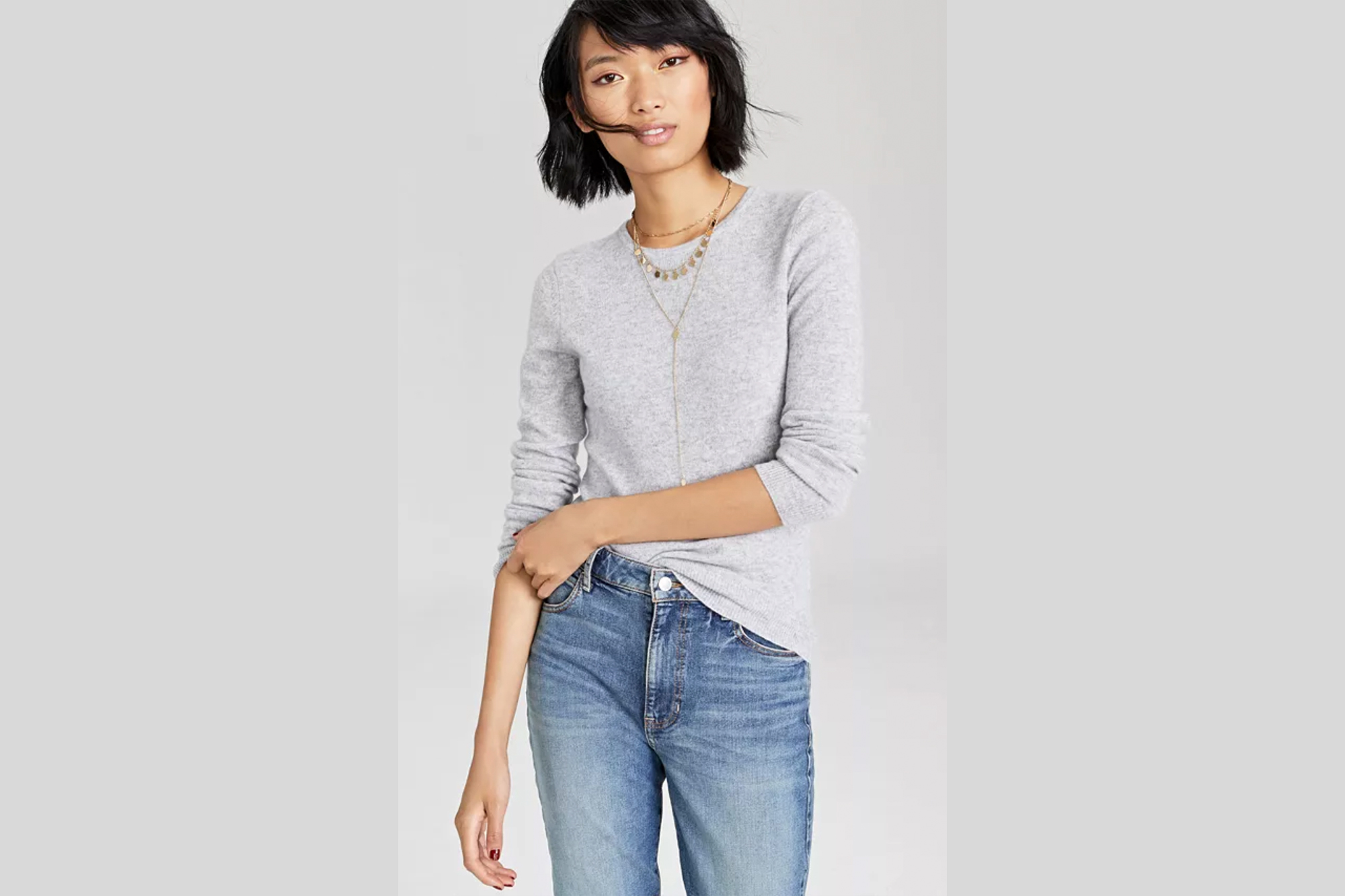 Charter Club Crew-Neck Cashmere Sweater