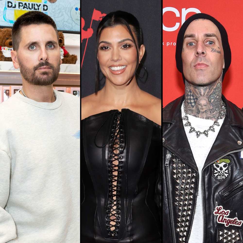 Scott Disick Sets Aside 'Hostility' With Kourtney Kardashian and Travis Barker for His Kids