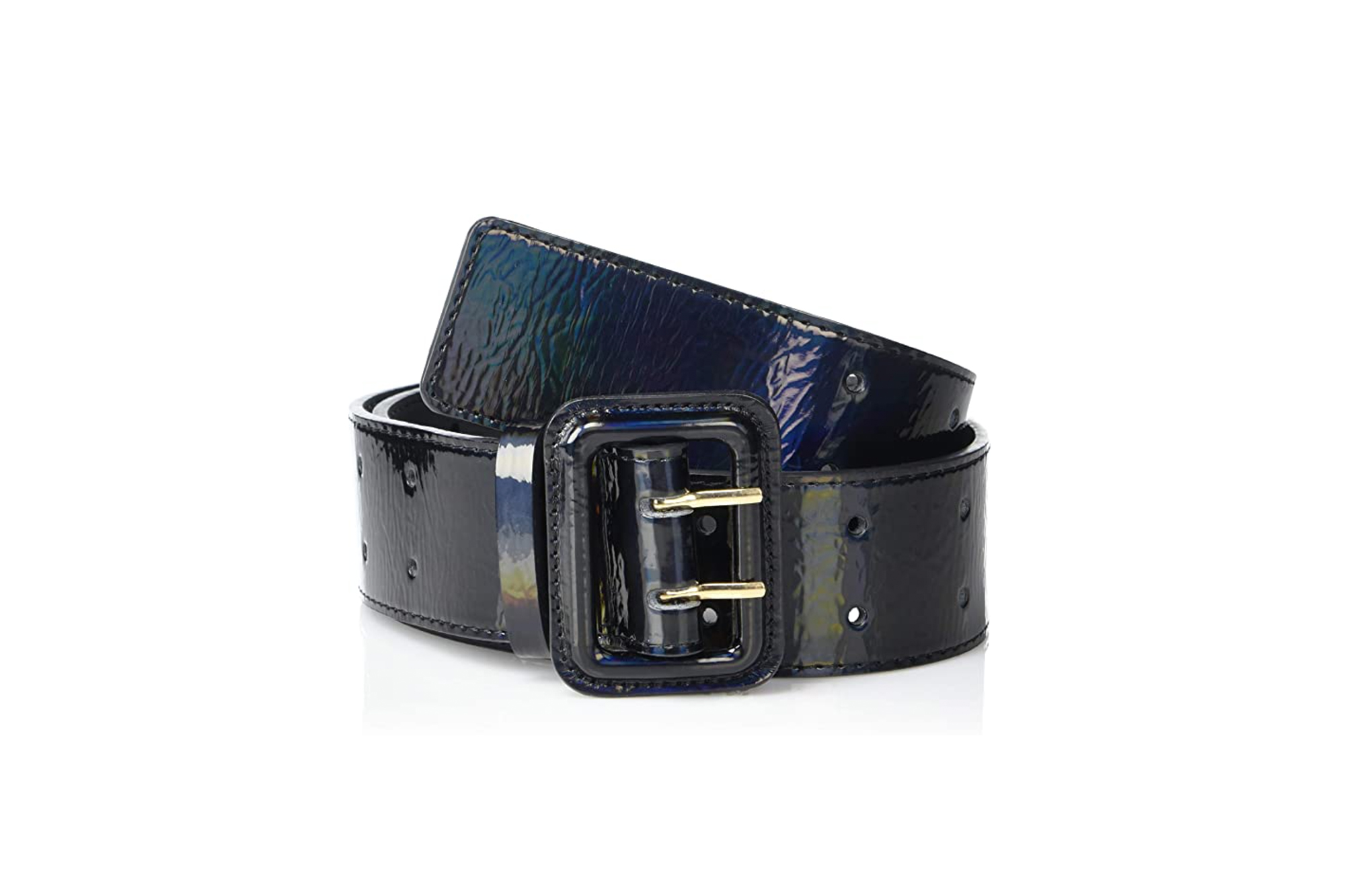 The Drop Women's @lisadnyc Patent Faux Leather Wide Belt