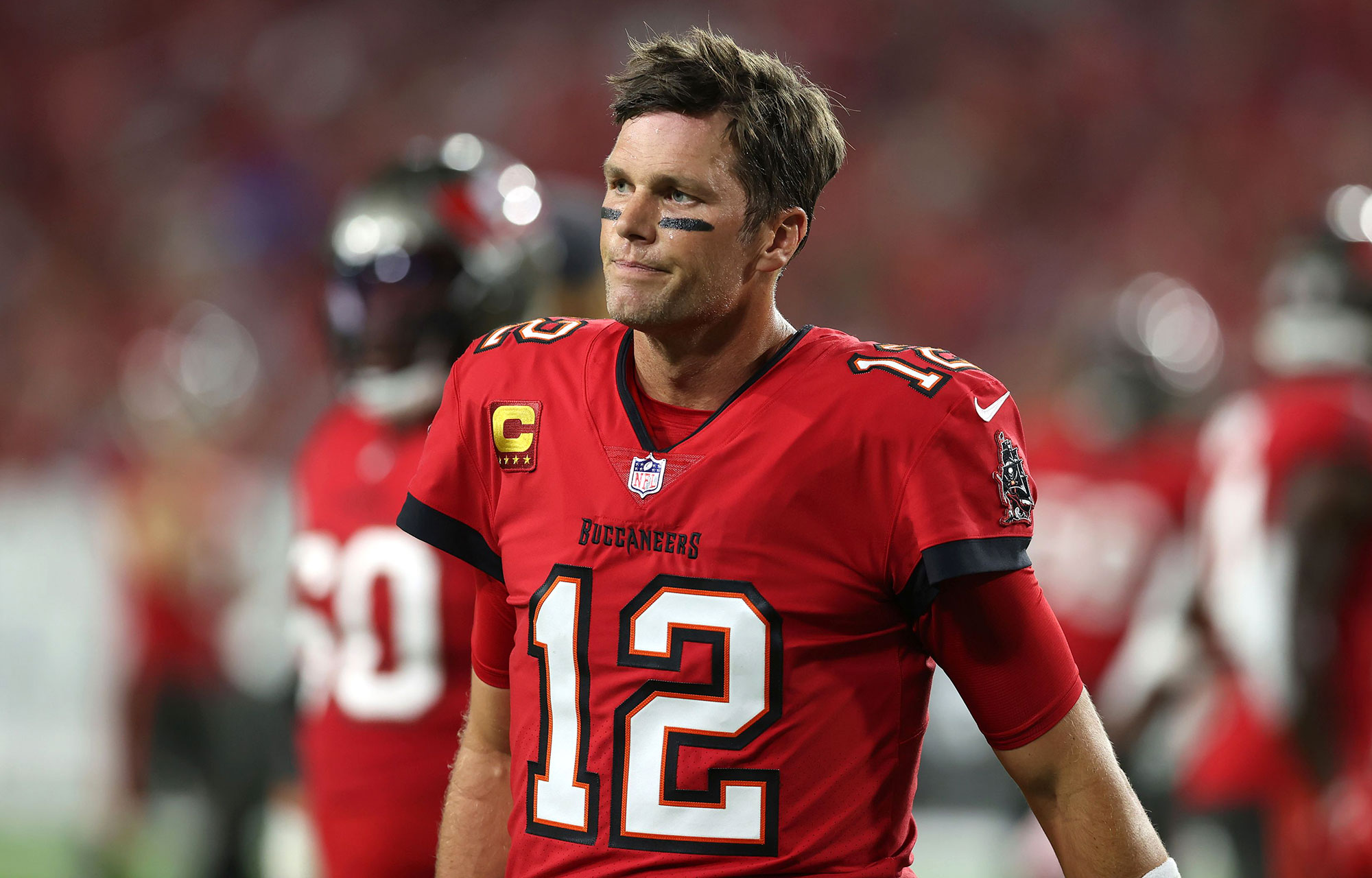 Tom Brady Get Frustrated on the Sideline After Saints Shut-Out