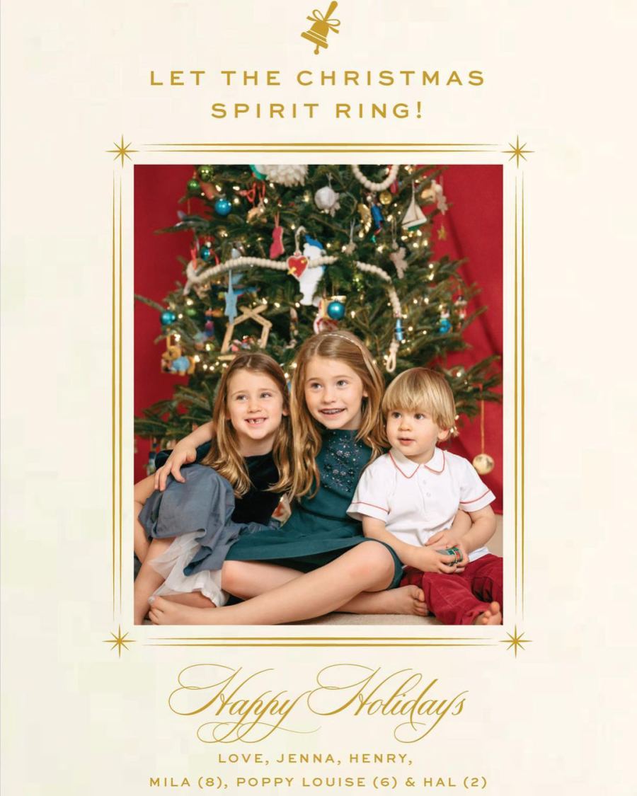 Celebrity Holiday Cards of 2021 Jenna Bush Hager