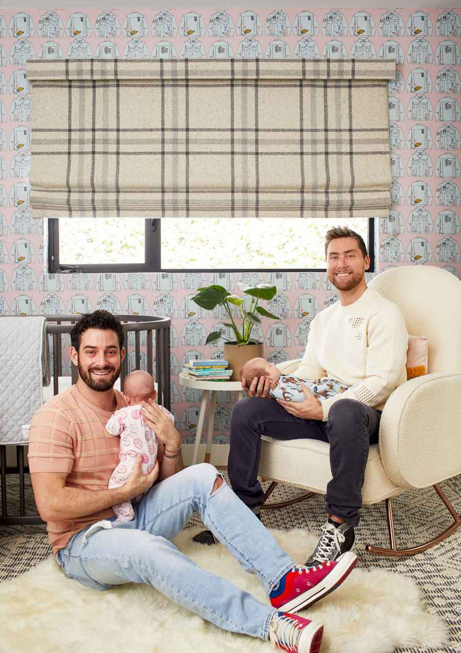 Inside Lance Bass and Michael Turchin Twin Babies Colorful Nursery 2