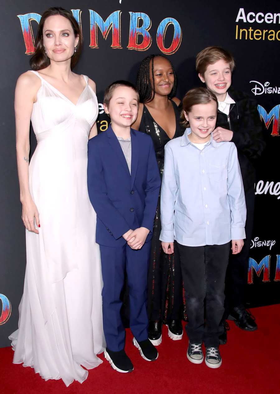 See How Angelina Jolie’s Six Fashionable Kids Keep Stealing the Red Carpet Limelight