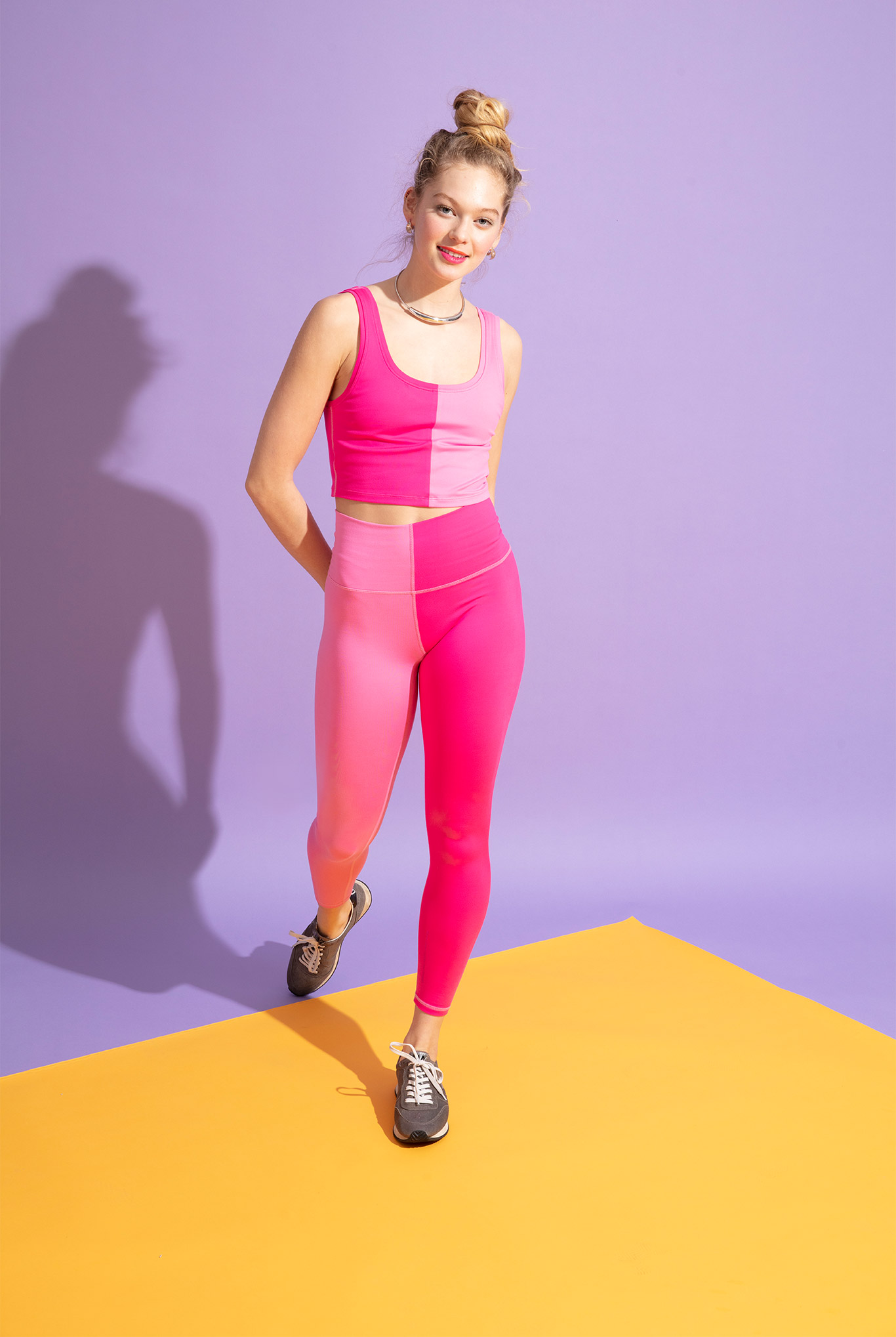 Terez pink workout set