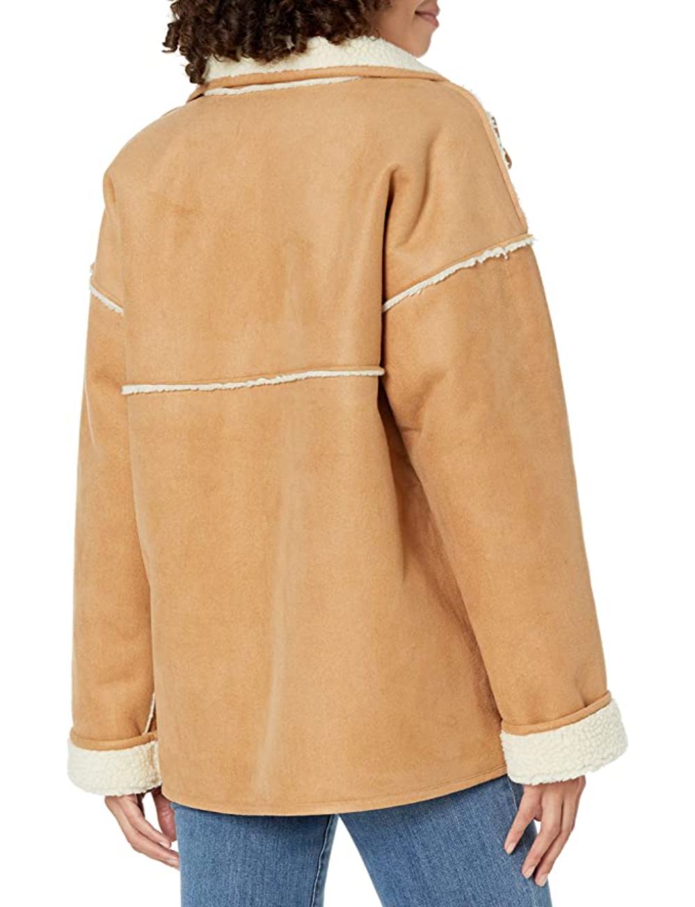 The Drop Women's @spreadfashion Reversible Sherpa Jacket