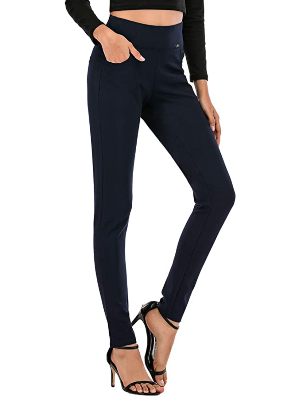 neezeelee Comfort Stretch Slim Fit Skinny Pull on Pants