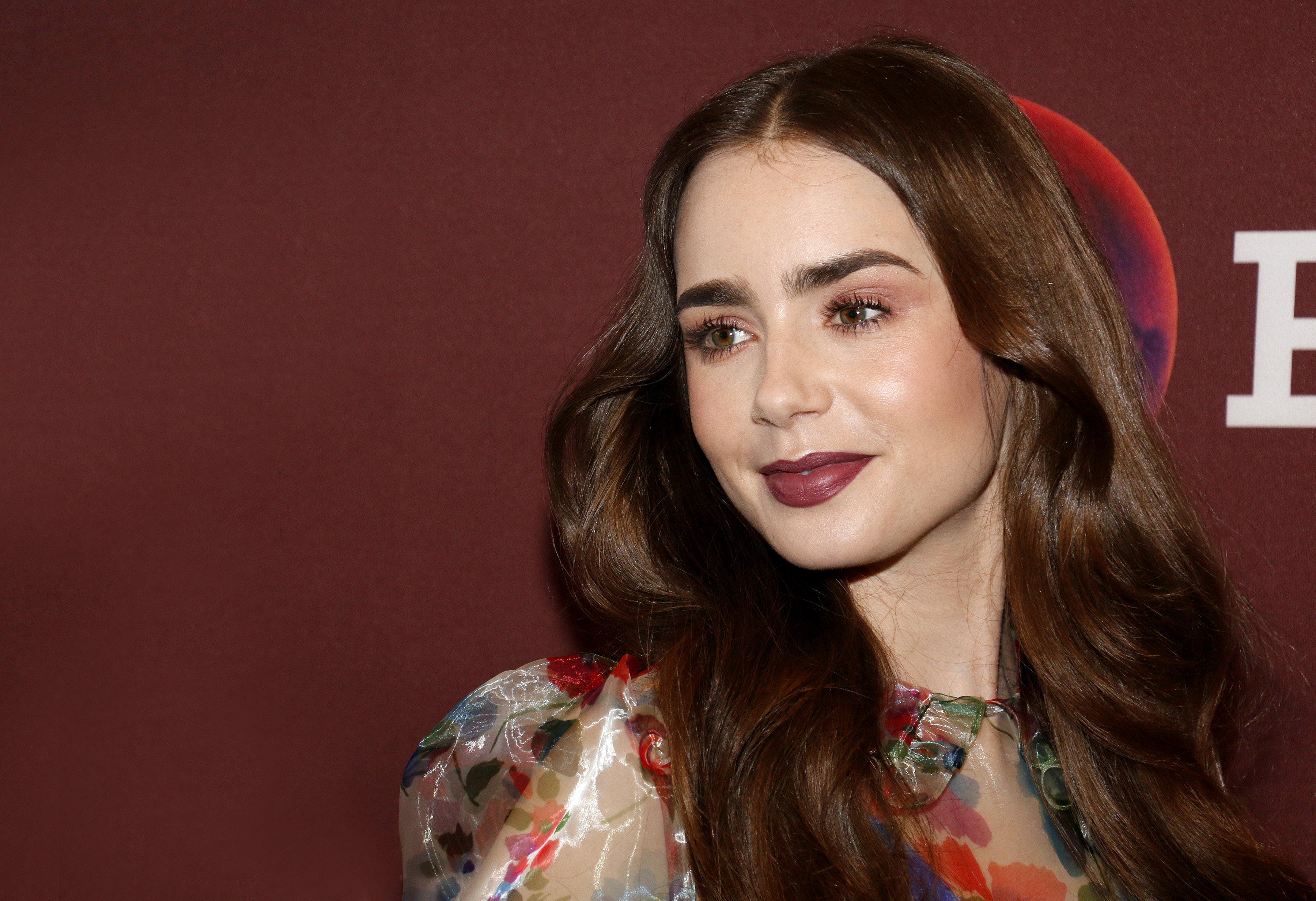 Lily Collins Lancome Juicy Tubes