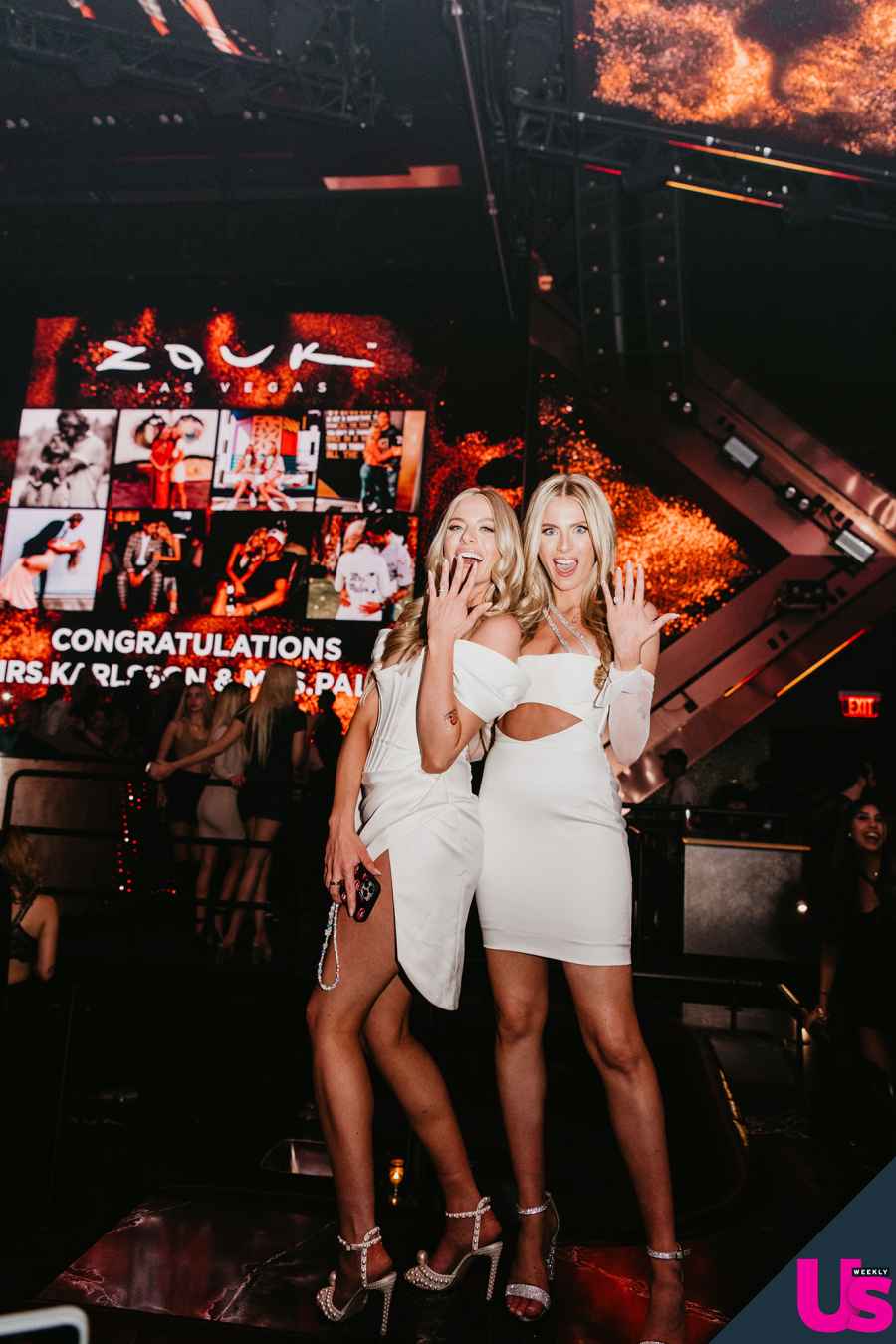 Bachelor Twins Haley Emily Ferguson Throw Joint Bachelorette Party Las Vegas