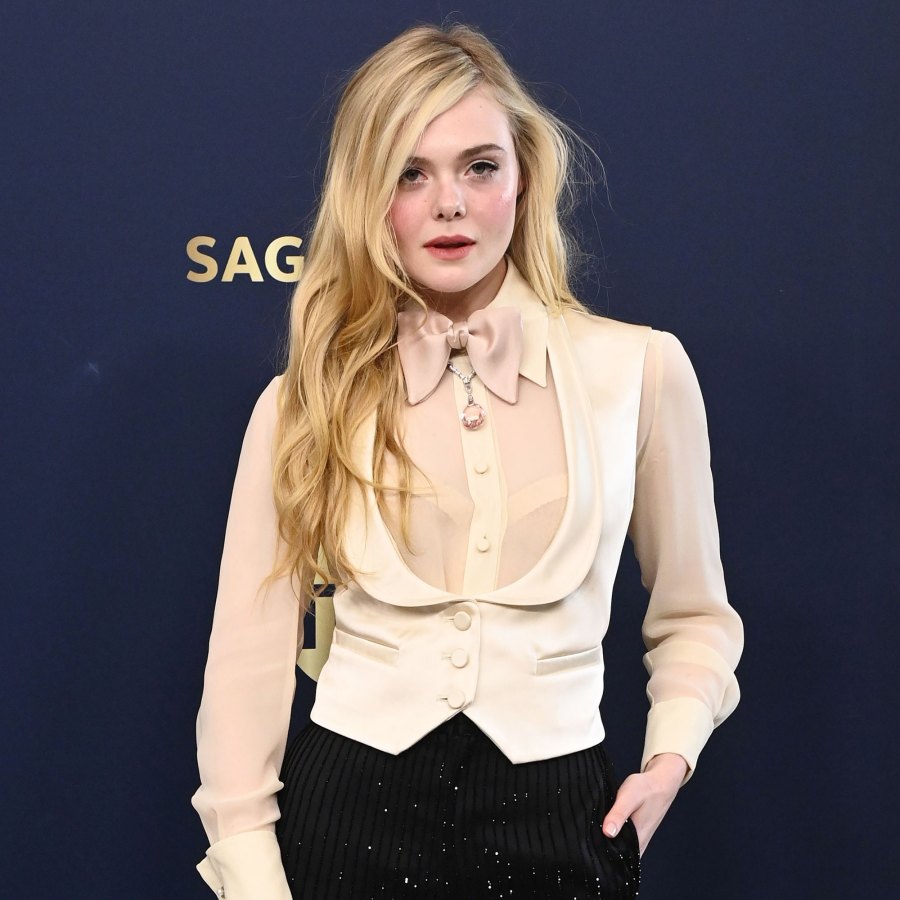 Best Beauty Gallery SAG Awards 2022 Elle Fanning